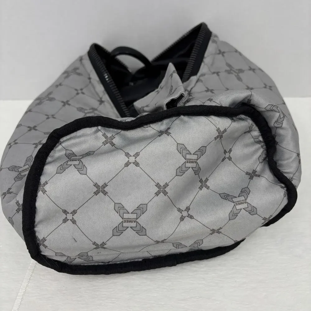 Aimee Kestenberg Tamitha Backpack‎ Black Pebbled Leather Handbag Purse